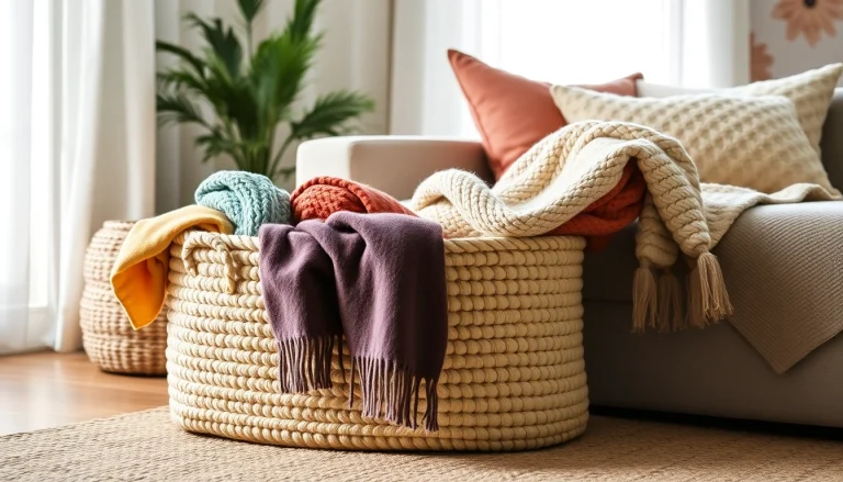 Organize Your Space: The Versatility of Cotton Rope Storage Baskets