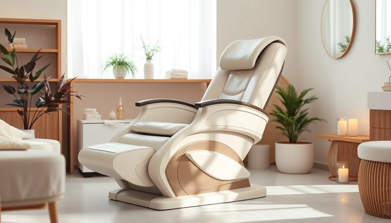 Kosmetikstuhl in modernem Spa-Salon mit eleganter Gestaltung und flexiblen Funktionen