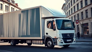 Efficient Umzug Nürnberg service in action with a professional moving truck.