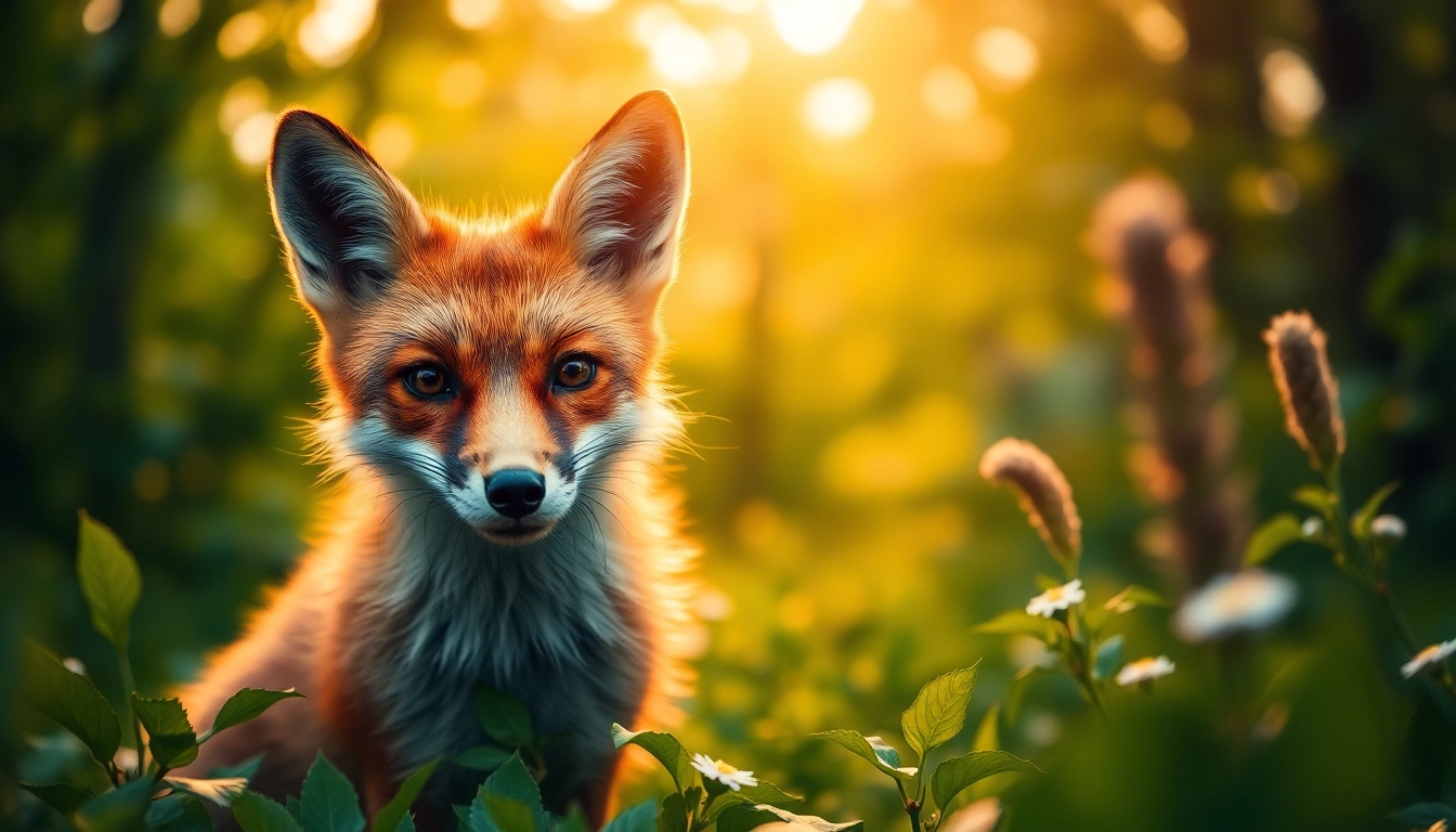 Candid moment of a fox in a forest captured by www.sudswild.com showcasing nature's beauty.