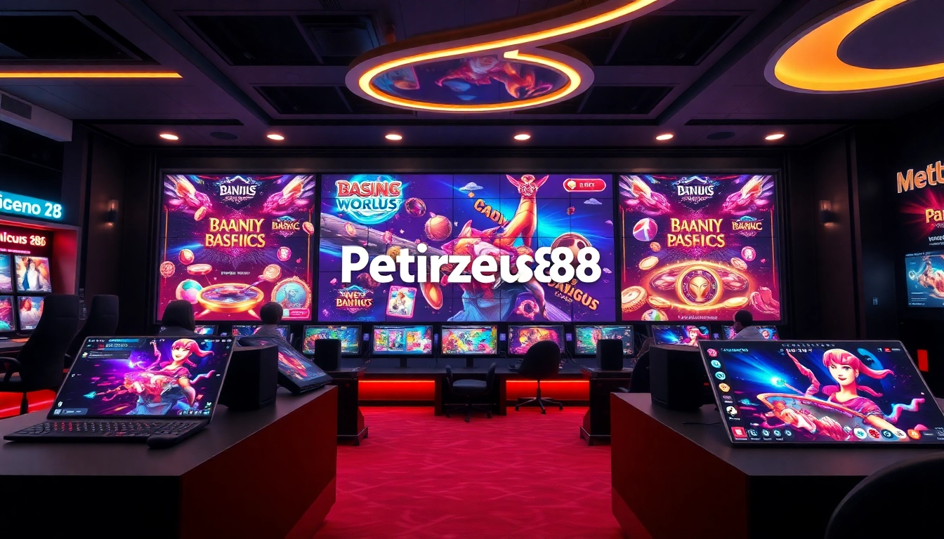 Experience the excitement of Petirzeus88 with a vibrant gaming interface and various online gaming options.