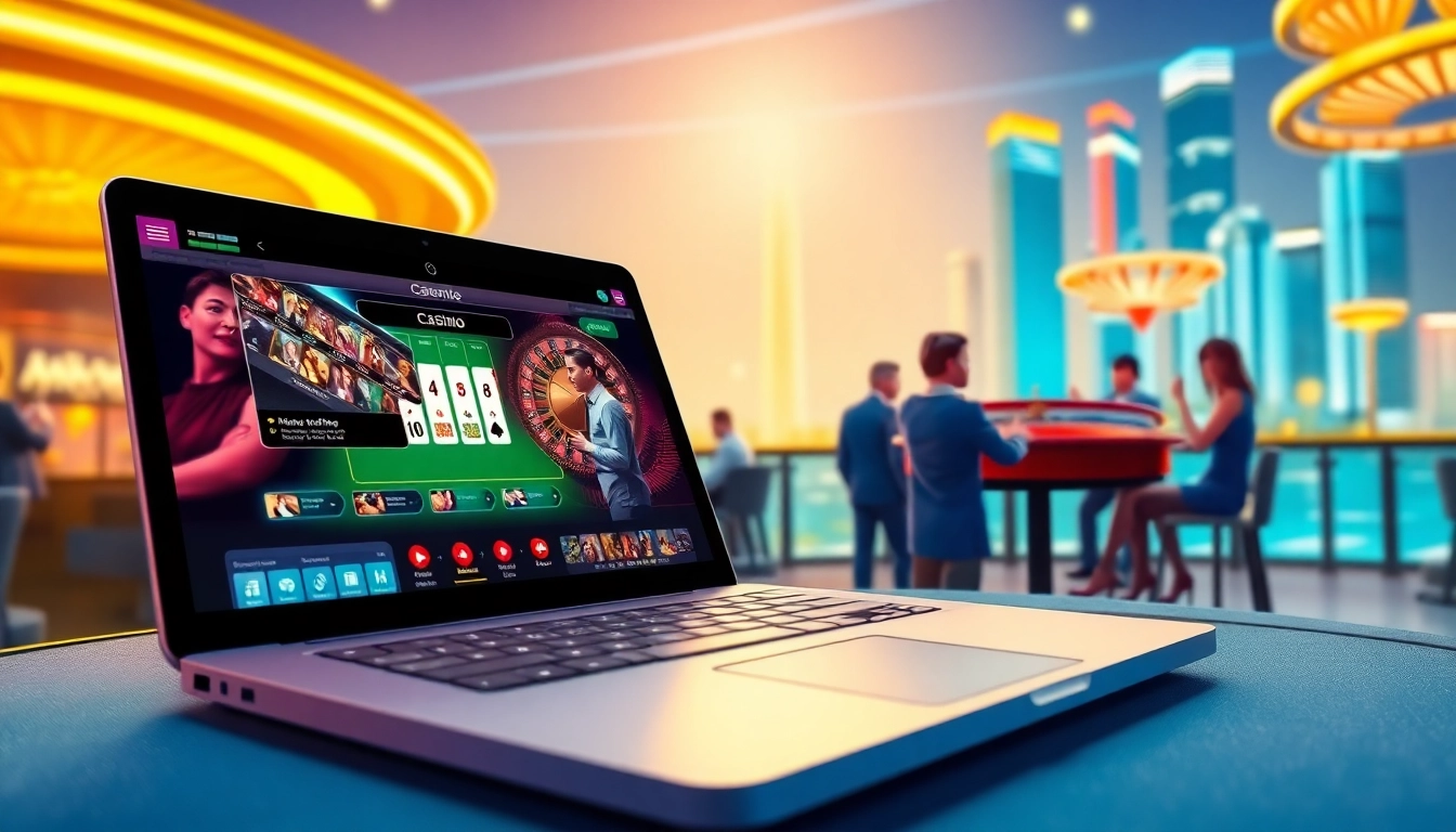 Engaging players at a singapore casino online interface featuring popular games.