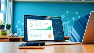 Showcasing smspva's digital marketing dashboard with a modern interface and professional setup.