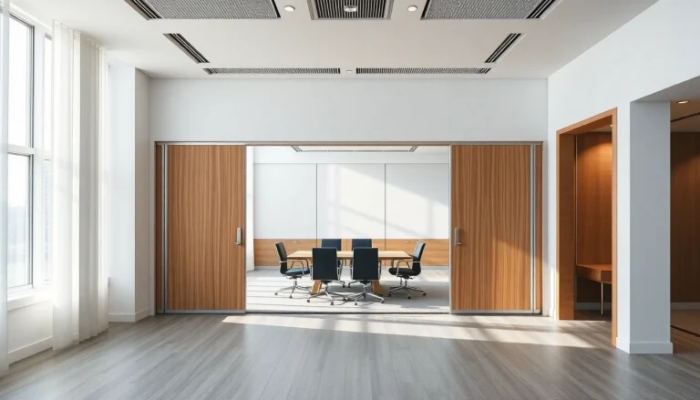 How Folding Partition Wall Solutions Enhance Space Management in Modern Offices