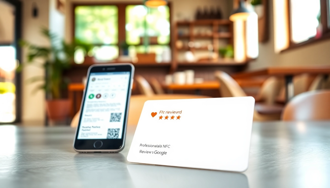 Enable easy reviews with https://www.reviewcardsgoogle.com NFC Google review card featured prominently.