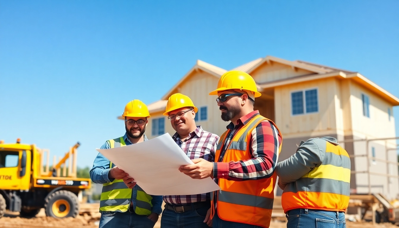 Texas Association of Builders collaborating on a construction site project, demonstrating teamwork and professionalism.
