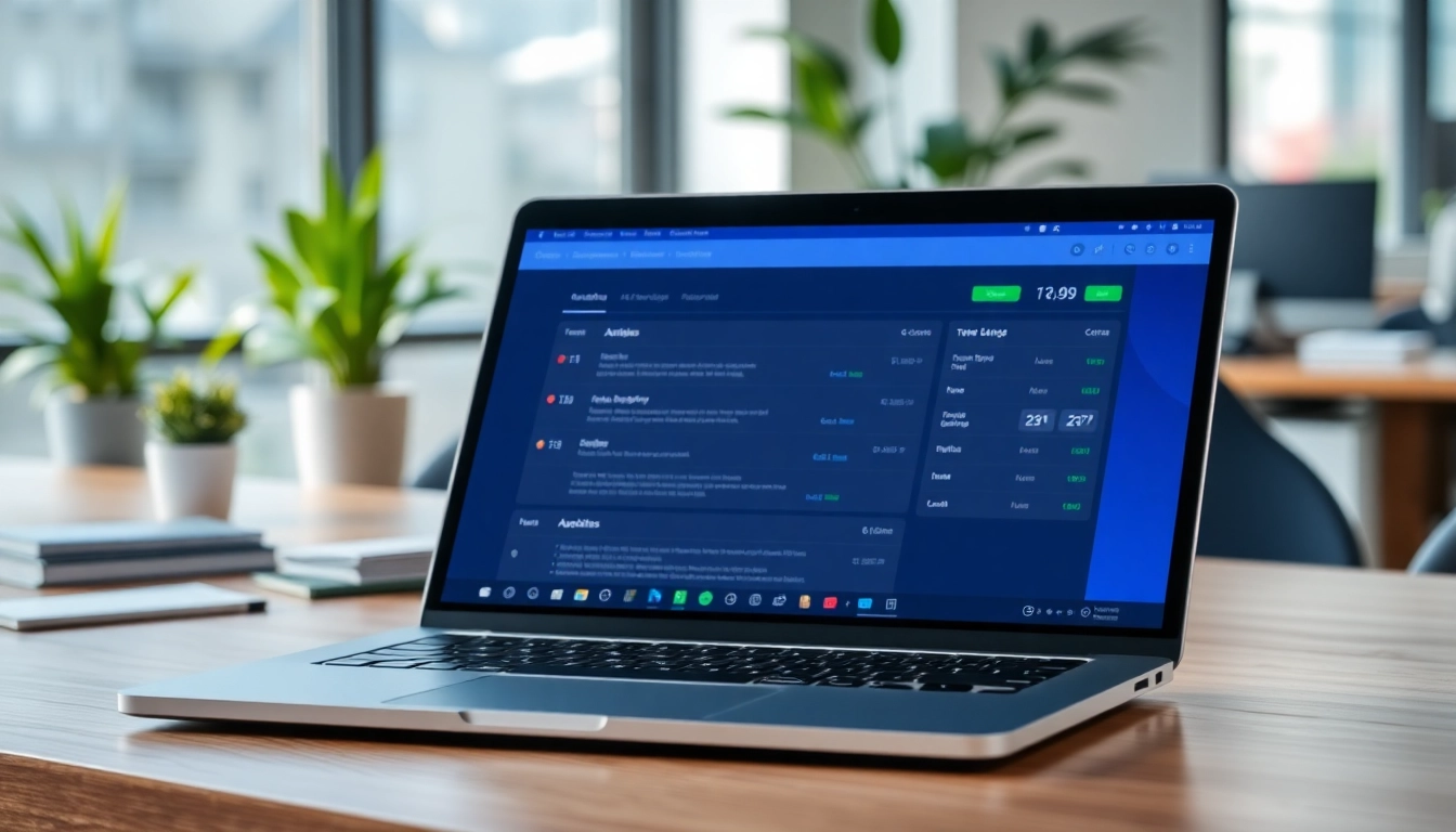 Analyze text efficiently with the advanced ai checker tool displayed on a modern laptop.