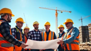 Construction association denver professionals collaborating on-site to enhance industry standards.