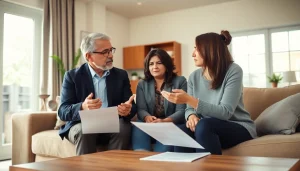 Homeowner consulting for assistance as they want to sell my house urgently in a bright room.