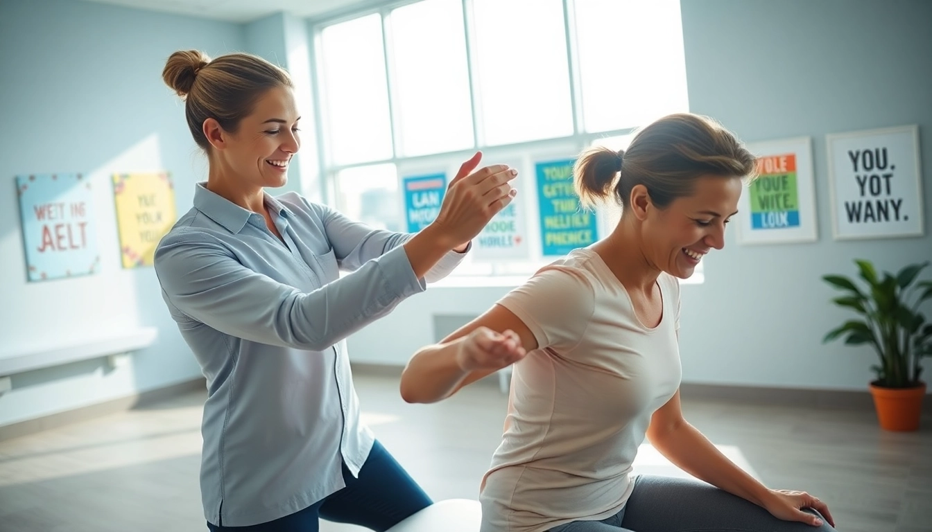 Engaged physiotherapy session showcasing patient care in north edmonton physiotherapy.