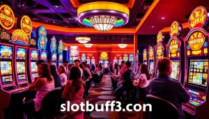 Engage with vibrant slot machines at slotbuff3.com, showcasing excitement and community in gaming.