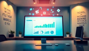 Promote your business using a cheap smm panel displayed on a sleek digital interface.