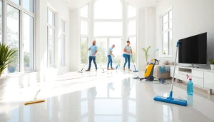 Bond cleaning Logan service in action with sparkling clean surfaces and a professional team.