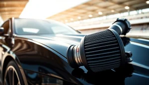 Enhance performance with this front mount intake showcasing quality design and sleek style.