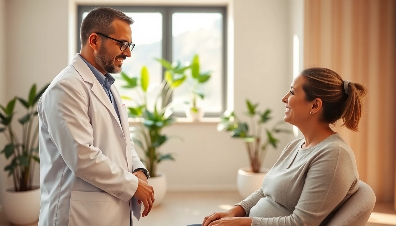 Engaging consultation with a Sunnyvale Chiropractor in a calming clinic environment.