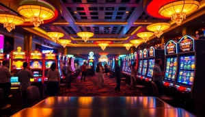 Experience high-energy excitement at pg slot machines in a vibrant casino environment.