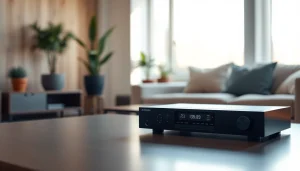 Engaging view of a music player showcasing features from https://hardwareplayer.com in a modern living space.