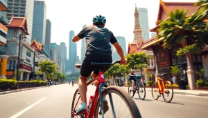Rent a bicycle rental bangkok for an adventurous ride through vibrant city streets.