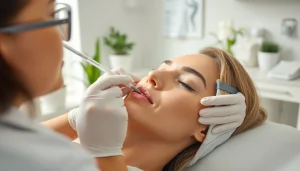 Administering Wrinkle Relaxers in a serene and professional aesthetic treatment room.