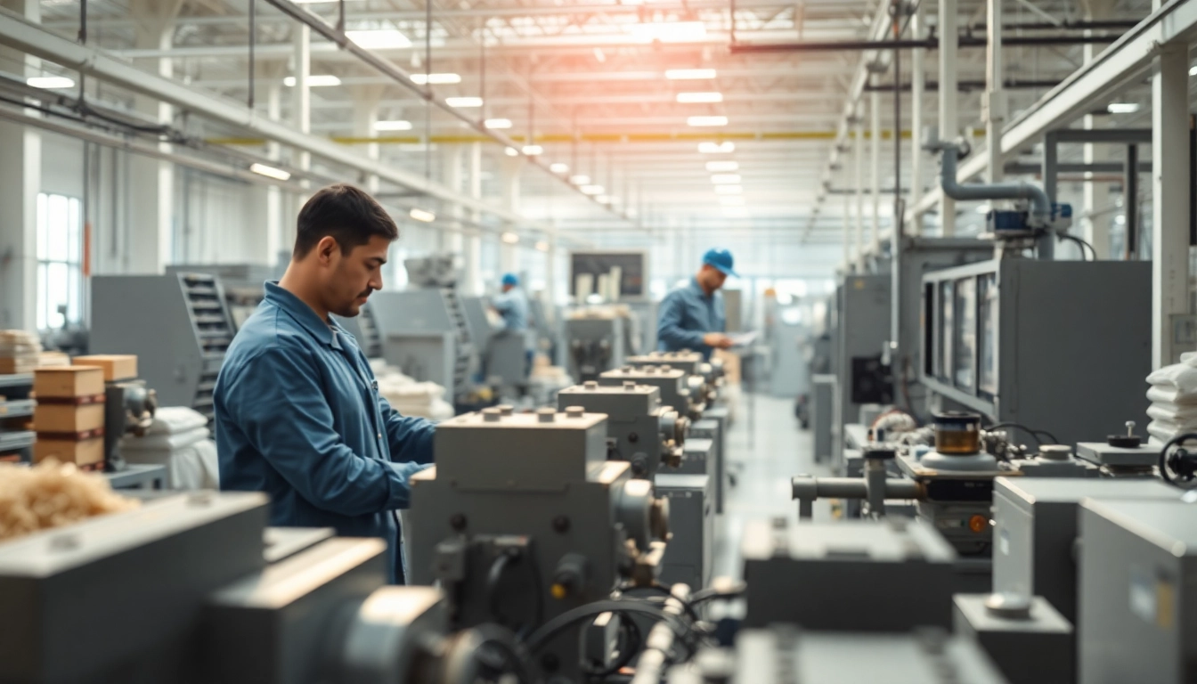 Technicians working efficiently in an advanced HPMC factory during manufacturing processes.
