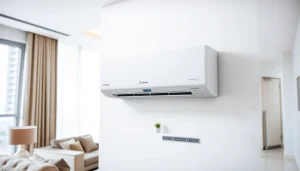 Install O General ac Dubai in a modern home, showcasing comfort and cooling efficiency.