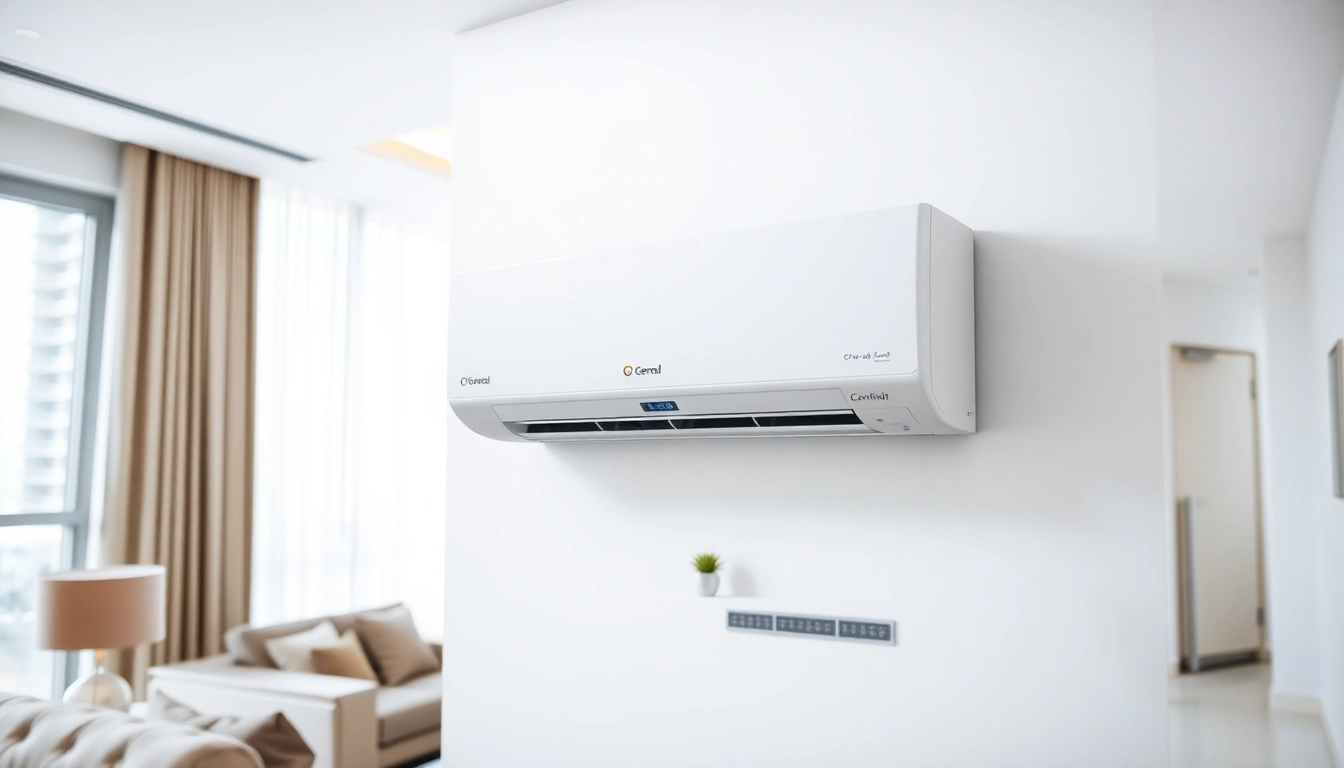 Install O General ac Dubai in a modern home, showcasing comfort and cooling efficiency.
