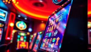 Permainan batman138 Slot menampilkan antarmuka mesin slot yang cerah dan menarik perhatian.