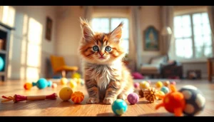 Adopt a playful Maine Coon kittens for sale Oakland, showcasing its soft fur and playful spirit.