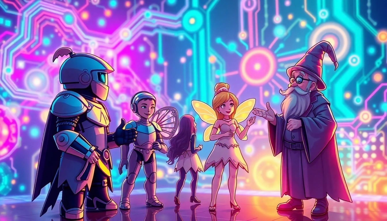 Engage with unlimited AI character chat no limits in a vibrant digital landscape.